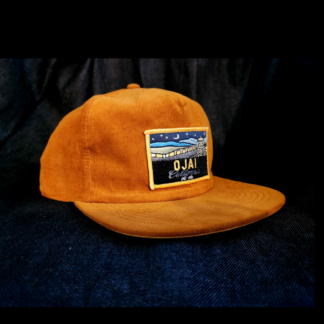 Ojai Burnt Orange Corduroy Cap w/ Yellow Framed Patch