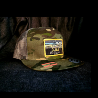 Ojai Camo Trucker Hat w/ Yellow Framed Patch